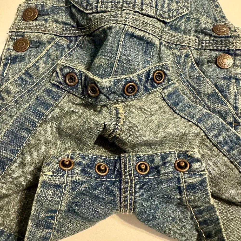 OshKosh B'gosh Baby Denim Short Overalls‎ 6M NWT
